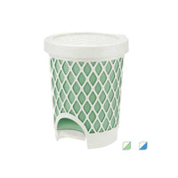 Pattumiera Pedale Trellis l 16 Azzurro Tontarelli