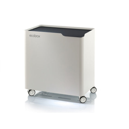 Pattumiera per raccolta differenziata con chiusura ammortizzata, 40 litri, ECOBOX-TOP