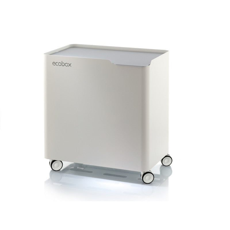 Pattumiera per raccolta differenziata con ruote, soft-close - ECOBOX 60 L