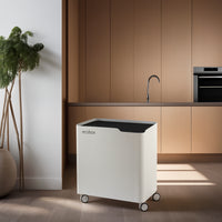 Pattumiera per raccolta differenziata con ruote, soft-close - ECOBOX 60 L