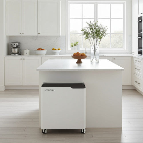 Pattumiera per raccolta differenziata con ruote, soft-close - ECOBOX 60 L