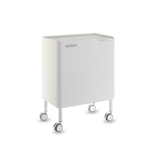 Pattumiera per raccolta differenziata funzionale ed elegante, 2 x 20 litri, ECOBOX NOA