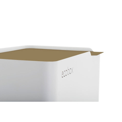 Pattumiera per raccolta differenziata funzionale ed elegante, 2 x 20 litri, ECOBOX NOA