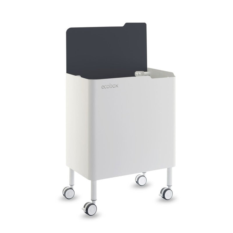 Pattumiera per raccolta differenziata funzionale ed elegante, 2 x 20 litri, ECOBOX NOA