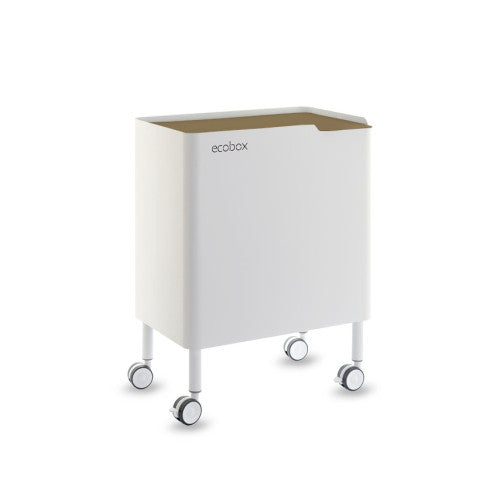 Pattumiera per raccolta differenziata funzionale ed elegante, 2 x 20 litri, ECOBOX NOA