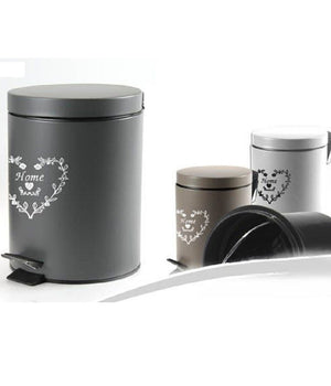 Pattumiera Portaspazzatura 17x26cm 3lt Deluxe Moderno Classico Colori Ass 664465         