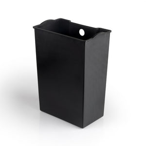 Pattumiera rettangolare esterna Recycle con apertura a pedale, verniciato bianco, alluminio.