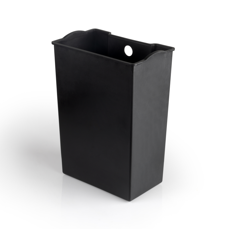 Pattumiera rettangolare esterna Recycle con apertura a pedale, verniciato bianco, alluminio.