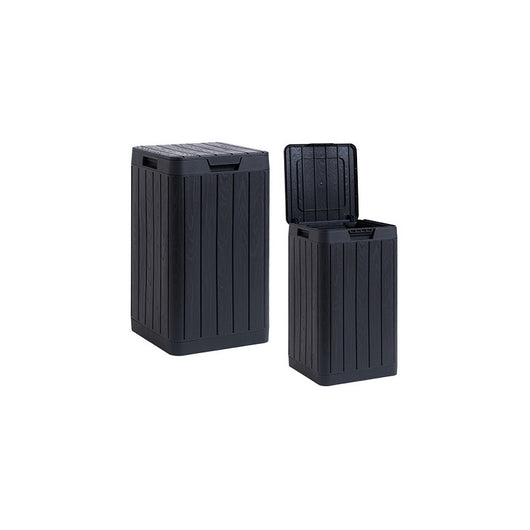 Pattumiera Rio Garden – Capacità 80 L – Resistente agli agenti atmosferici – Toomax