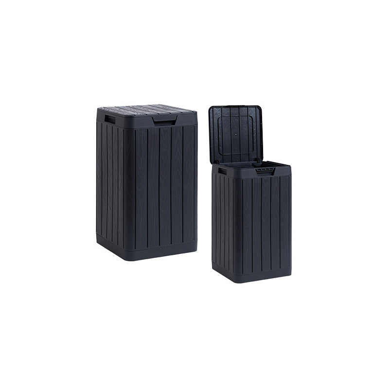 Pattumiera Rio Garden – Capacità 80 L – Resistente agli agenti atmosferici – Toomax