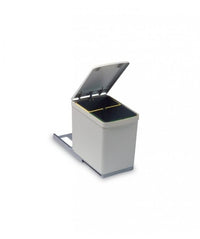 Pattumiera Roma 284 in Acciaio Inox