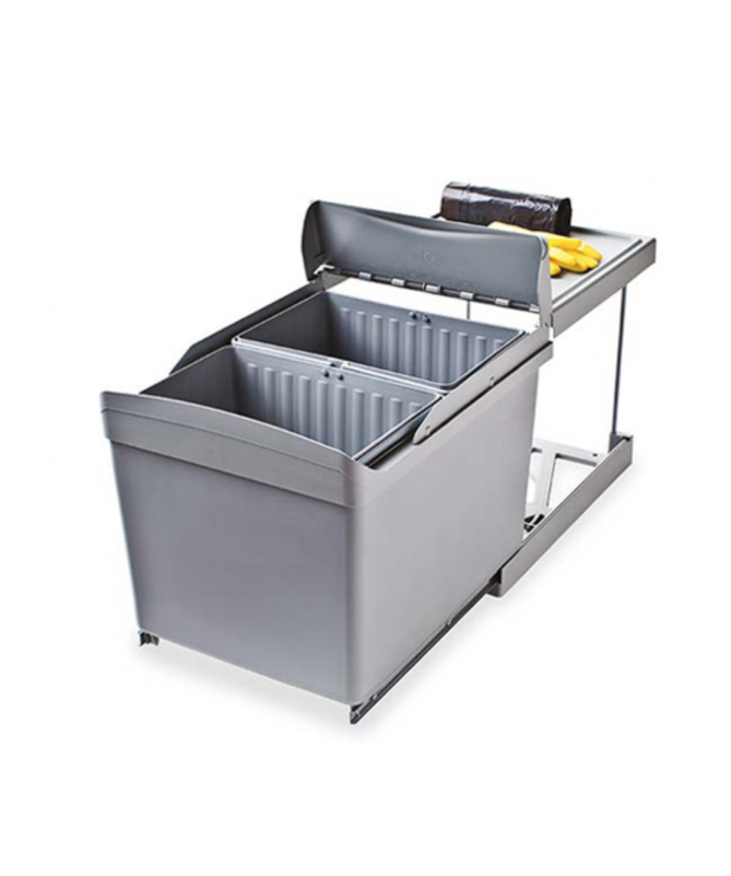 Pattumiera Roma 516 Grigio chiaro