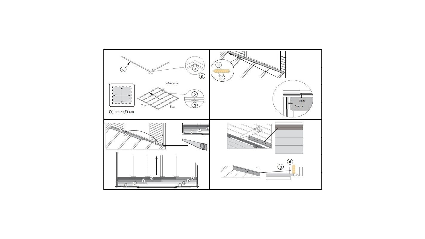 Pavimento di legno, 18 mm -  set 3m2 - non trattata con impregnante - POD04 - ALTANKA
