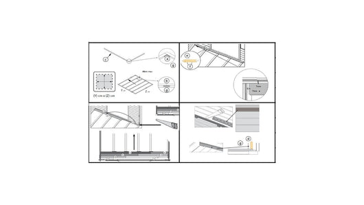 Pavimento universale per casette  18 mm - pacchetto da 3m2 - Impregnato - POD05 - ALTANKA