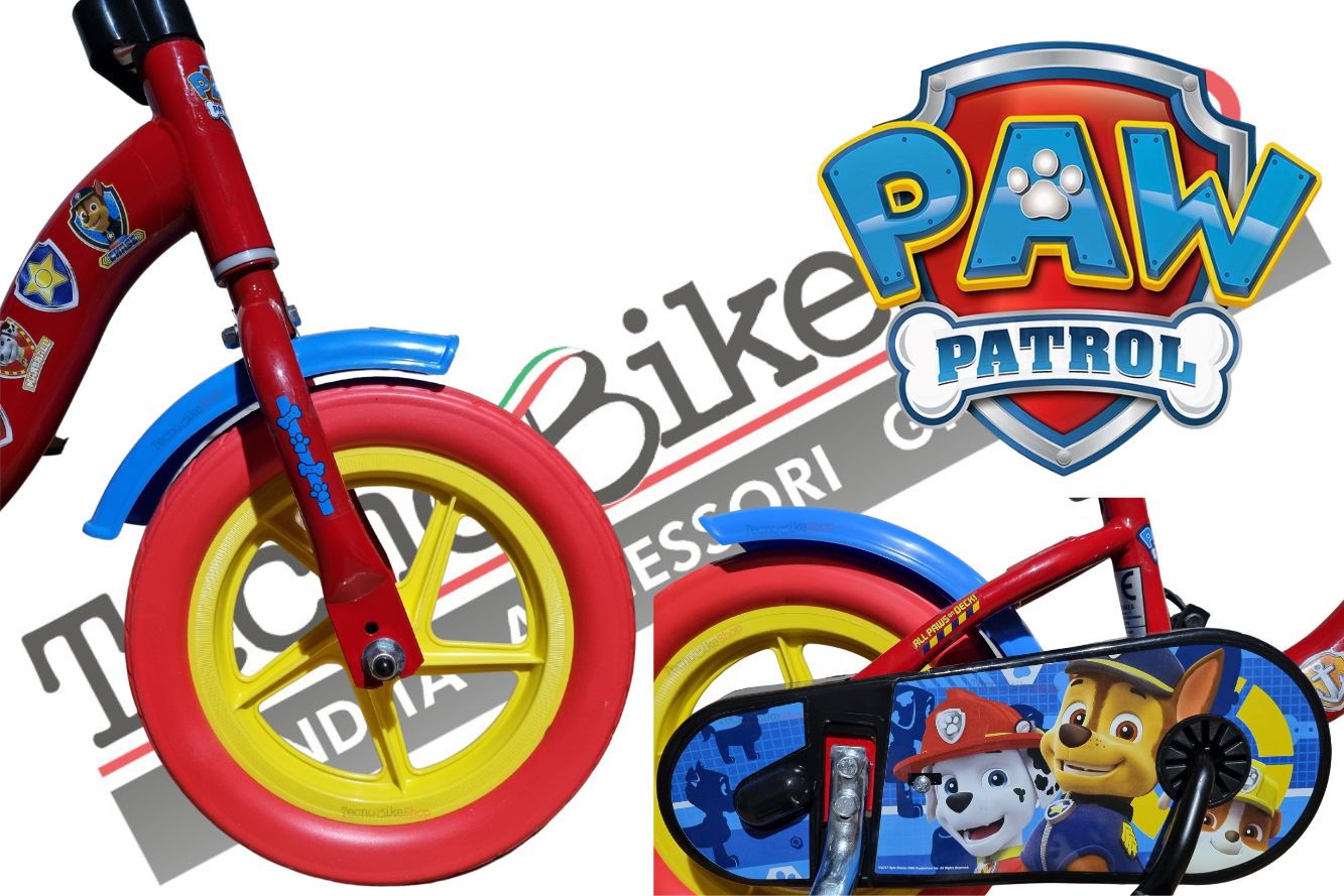 Bicicletta Bambino Dino Bikes PAW PATROL 10" 