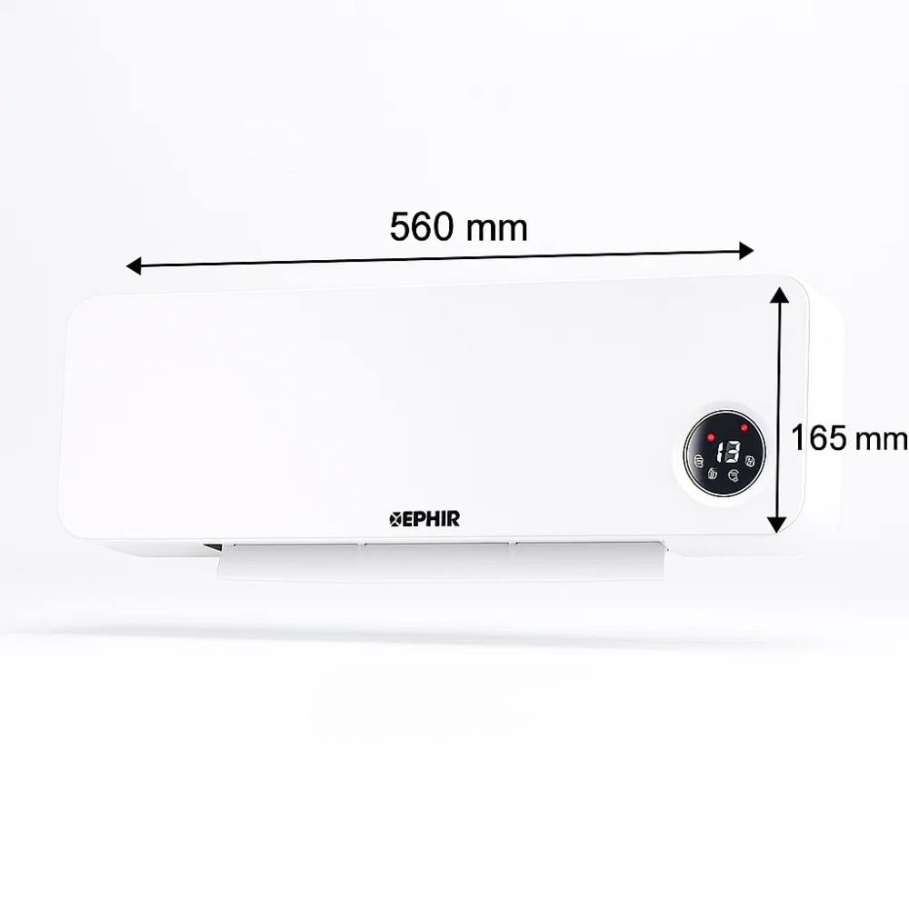 Termo ventilatore ceramico da parete zephir modello zmw3023b