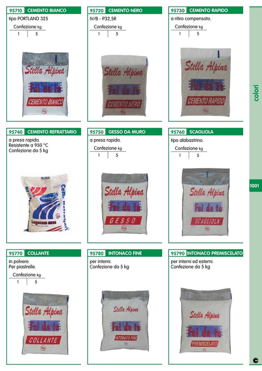 cemento refrattario da 5 kg self service cod:ferx.4523