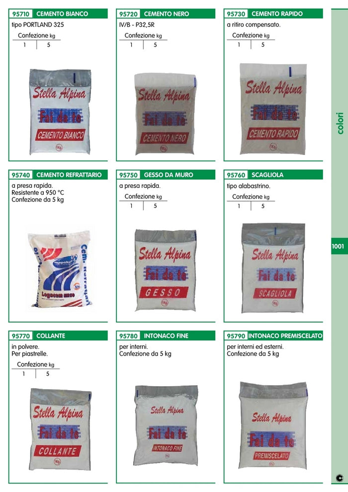 cemento refrattario da 5 kg self service cod:ferx.4523