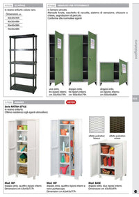 scaffale resina 5 ripiani 90x40xh188 cm cod:ferx.93419