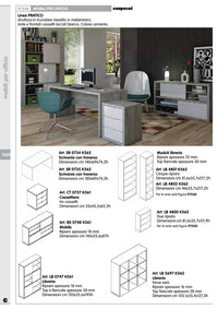 pratico mobile 35,5x140xh86,5 cm cemento cod:ferx.83986