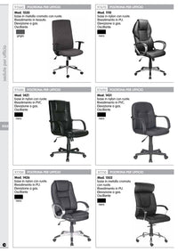 poltrona direzionale 1520 tessuto grigio cod:ferx.92087