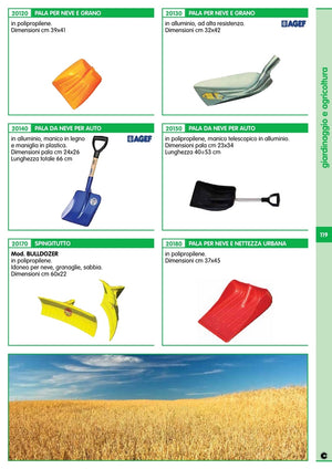 pala abs per neve e nettezza urbana cm.45 cod:ferx.2592