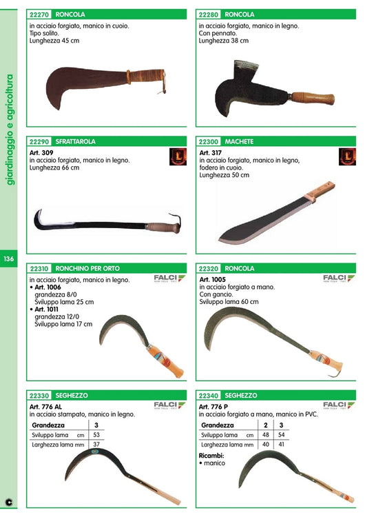 manico pvc per falce cantoniere cod:ferx.25243