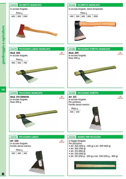 rinaldi scuretta larga art. 330 misura 000(gr350) con protezione cod:ferx.12547