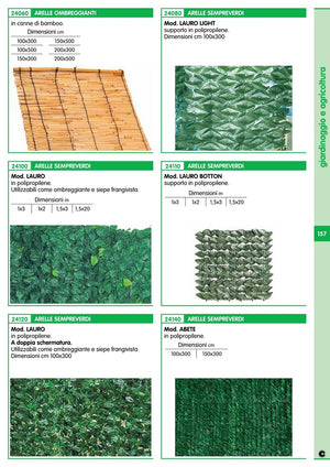 arelle ombreggianti cm. 150x500 (8ns) cod:ferx.38883