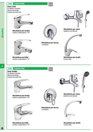serie luna gruppo bidet monocomando cod:ferx.3541