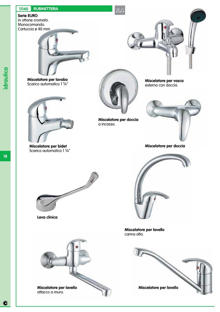 serie euro gruppo lavabo monocomando (11321) cod:ferx.8234