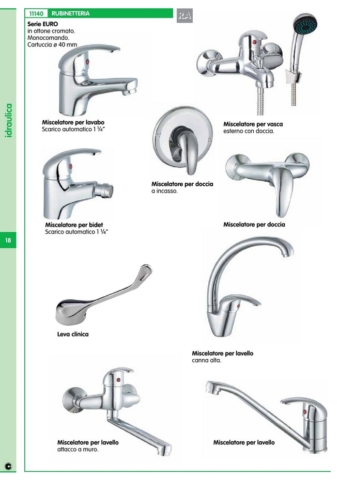 serie euro gruppo lavabo monocomando (11321) cod:ferx.8234