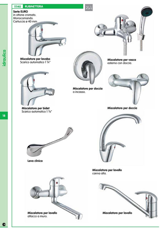 serie euro monocomando doccia esterno 16321 cod:ferx.1534