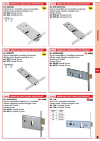 cisa art. 44150 serratura senza cilindro . mm.70 fr.16 cod:ferx.92113