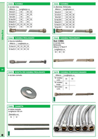 flessibili inox maschio 3/8 femmina 1/2 cm. 40 cod:ferx.47951