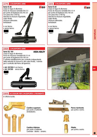 iseo art. is60 chiudiporta senza arresto nero cod:ferx.94233