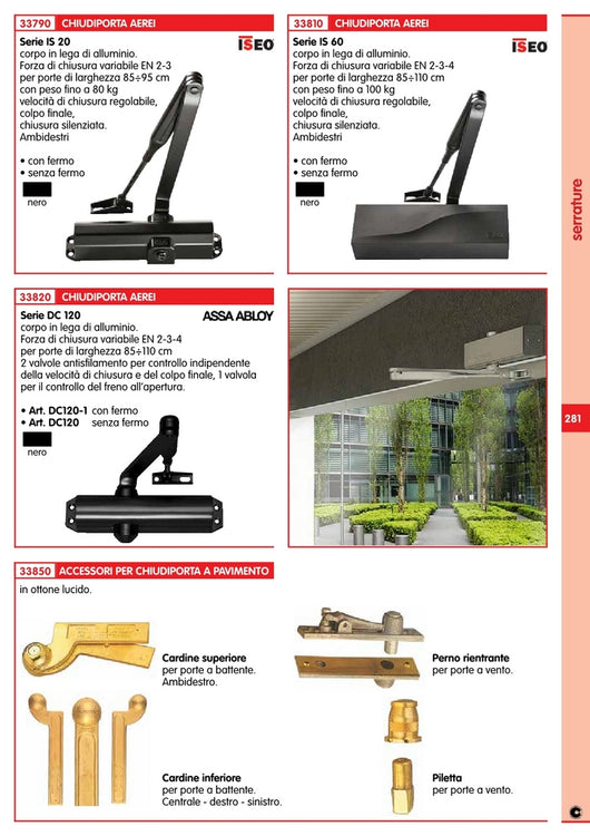 iseo art. is20 chiudiporta senza arresto cod:ferx.94231
