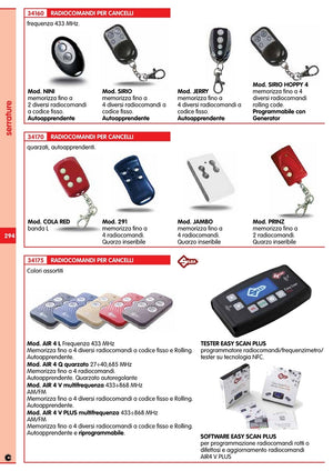 radiocomando cola red 4600080+scheda 6900272 cod:ferx.36133