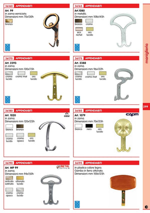 6blister blister appendiabito art. mg40090 bronzo sfumato cod:ferx.93598