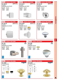 pomolo art. mg40079 mm.25 cromo opaco cod:ferx.43648
