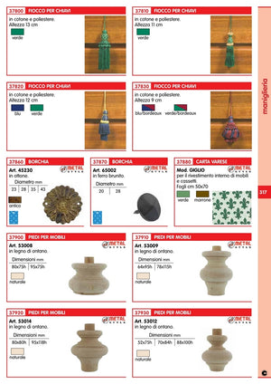 borchia ottone art.45230.023 ottone antico cod:ferx.26505