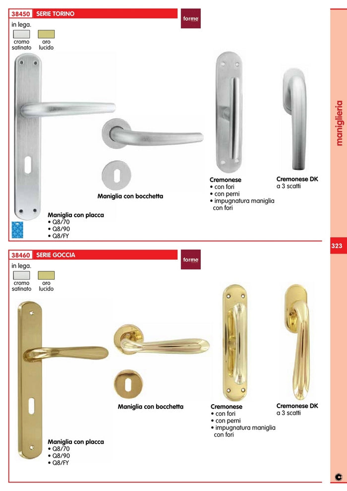 cremonese goccia c/perni cromo satinato cod:ferx.25968