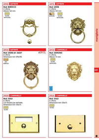 campanello "gold" (nettuno) con finestra olv cod:ferx.6514