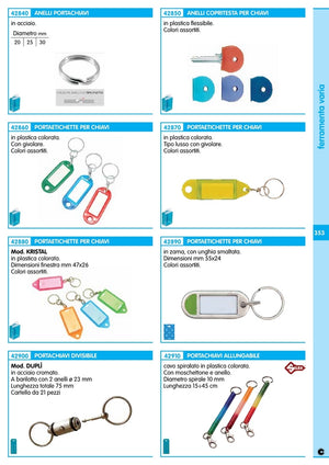 sc portaetichette plastica con givorale (pz.10) cod:ferx.76812