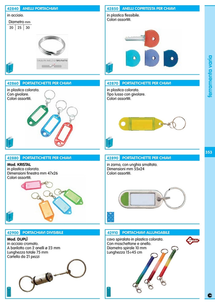 sc portaetichette plastica con givorale (pz.10) cod:ferx.76812