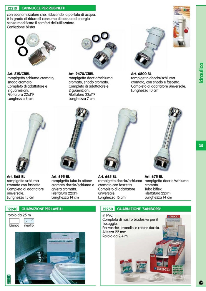 rompigetto con doccetta cromo 9470/crbl cod:ferx.38961