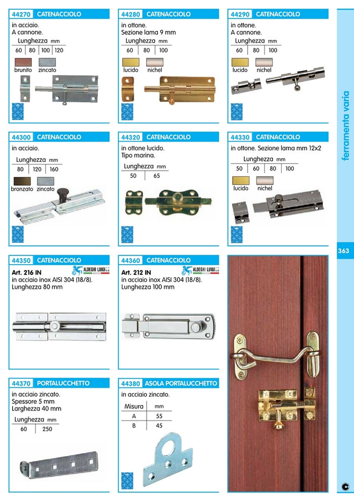 portalucchetto orizzontale in acciaio zincato mm 5x40x250 cod:ferx.28882