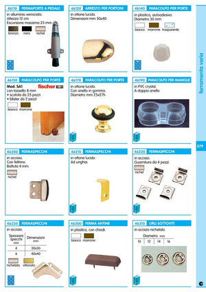 paracolpo adesivo in plastica x porte boero marrone cod:ferx.13770