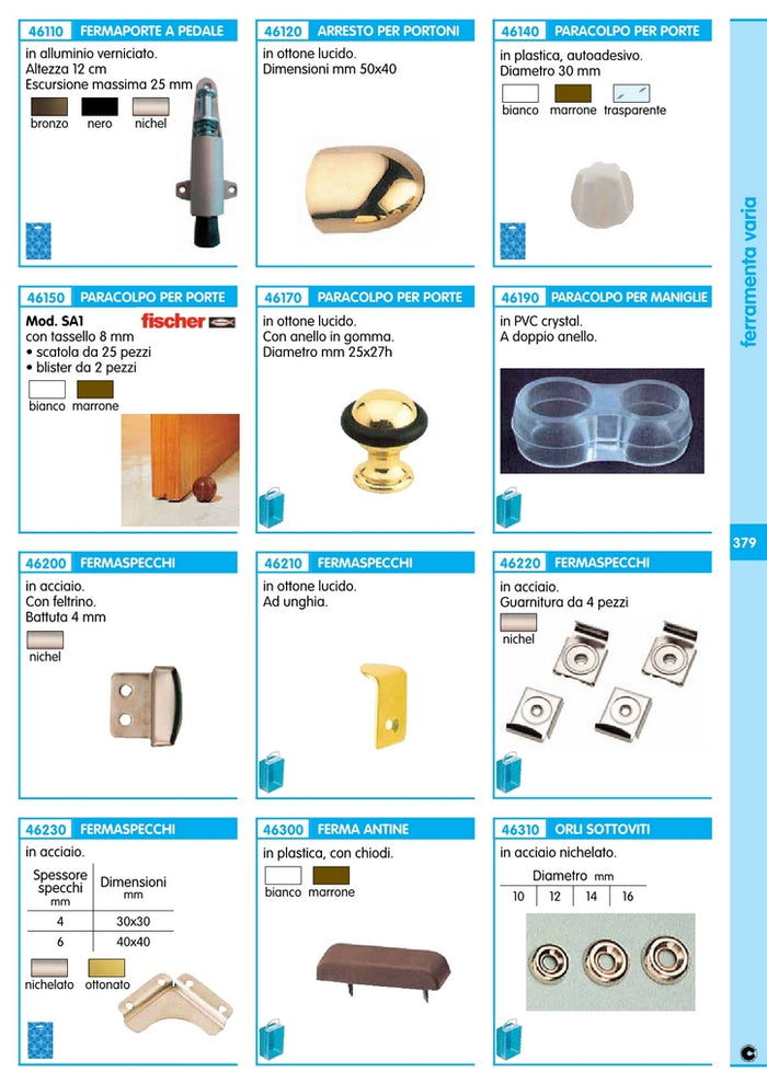 8blister fischer paracolpo self-service sa 1k marrone (pz.2) cod:ferx.29303