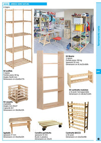 cantinetta in pino per bottiglie a 42 posti dimensioni cm 63x25x98h cod:ferx.11411